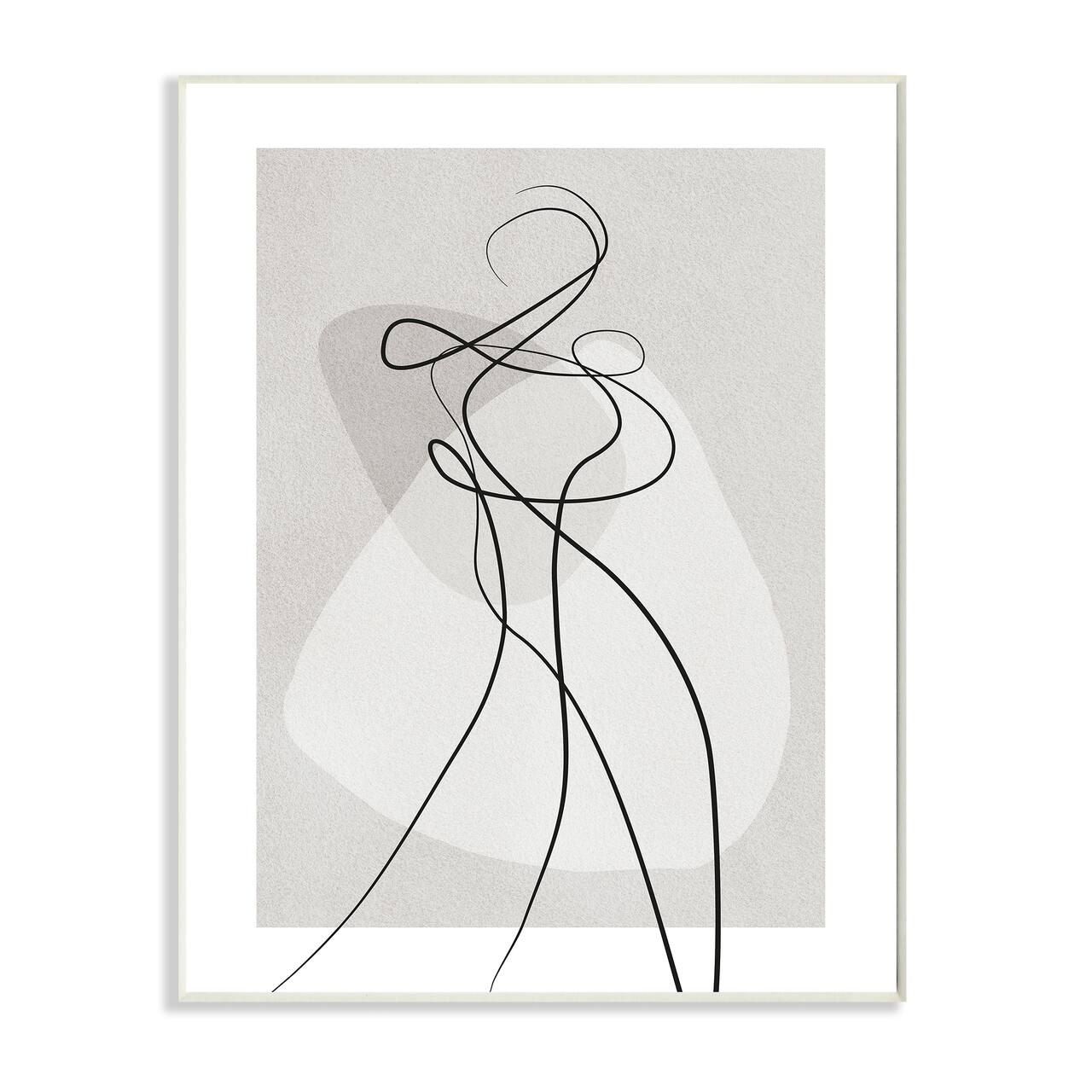 Stupell Industries Surreal Figure Expressive Body Abstract Contemporary Wall Plaque